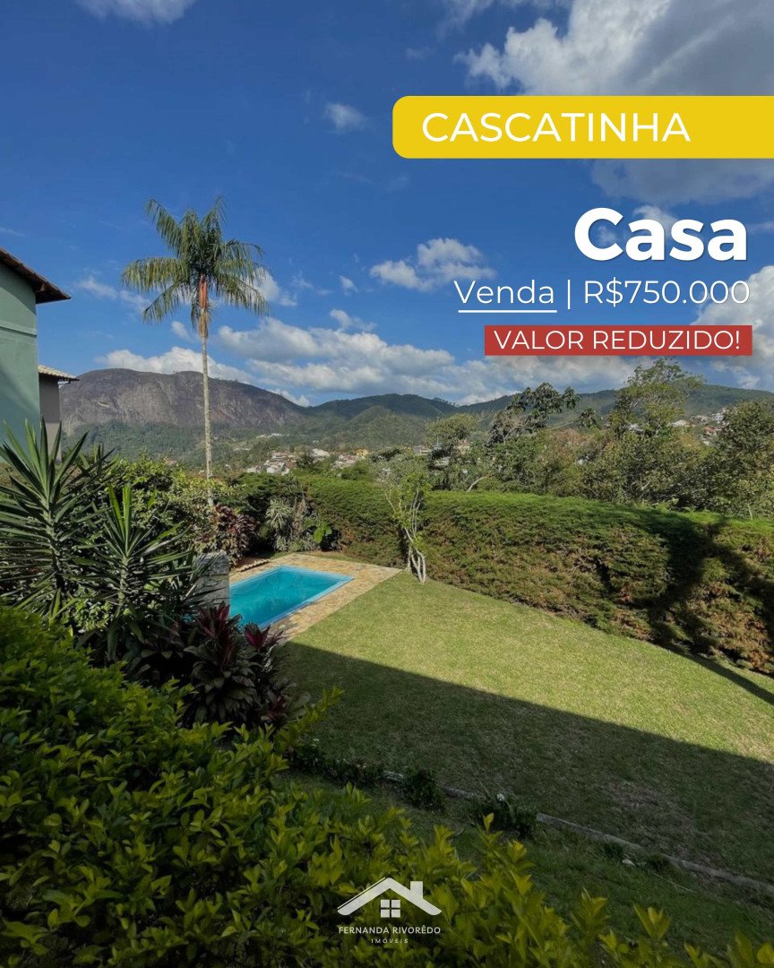 Casa para venda - Cascatinha, Nova Friburgo - RJ. Valor para venda: R$ 750.000,00.