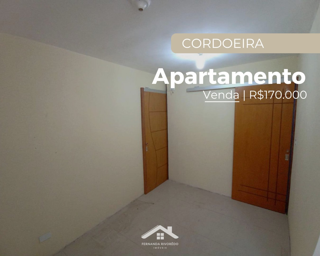 Apartamento para venda - Cordoeira, Nova Friburgo - RJ. Valor para venda: R$ 170.000,00.