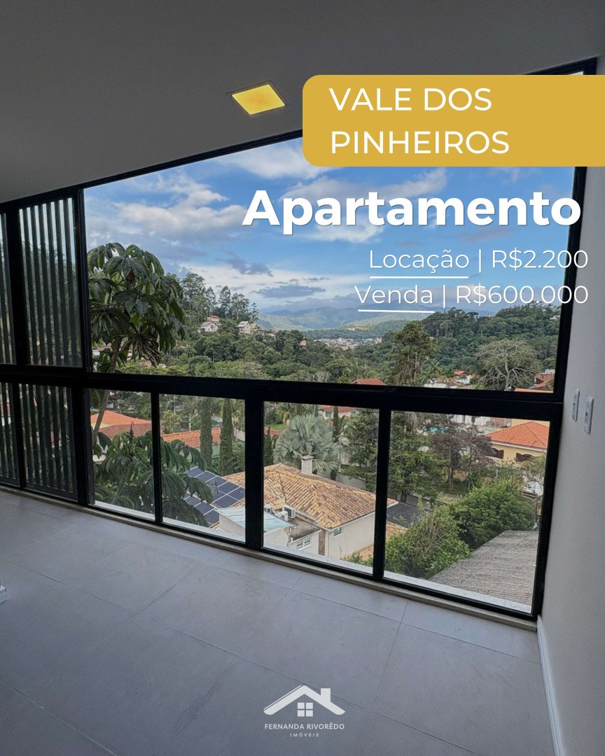 Apartamento para venda ou aluguel - Vale dos Pinheiros, Nova Friburgo - RJ. Valor para venda: R$ 600.000,00. Valor de aluguel: R$ 2.200,00.