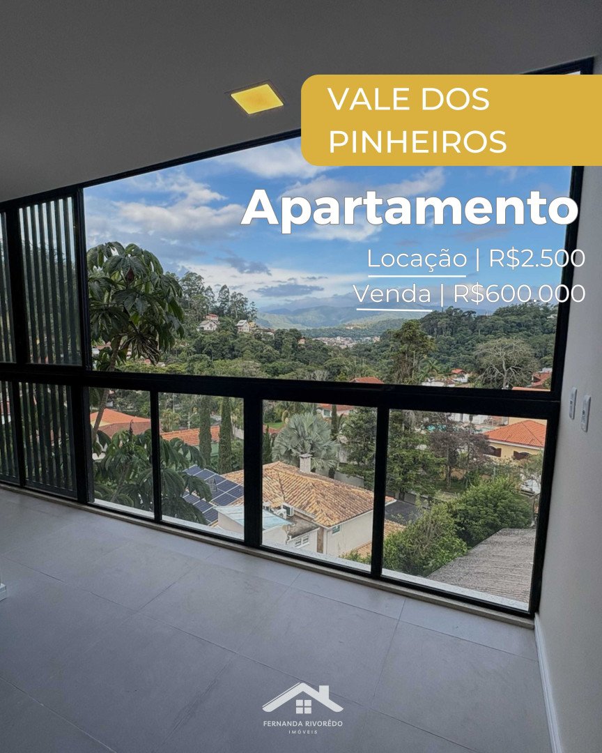 Apartamento para venda ou aluguel - Vale dos Pinheiros, Nova Friburgo - RJ. Valor para venda: R$ 600.000,00. Valor de aluguel: R$ 2.500,00.