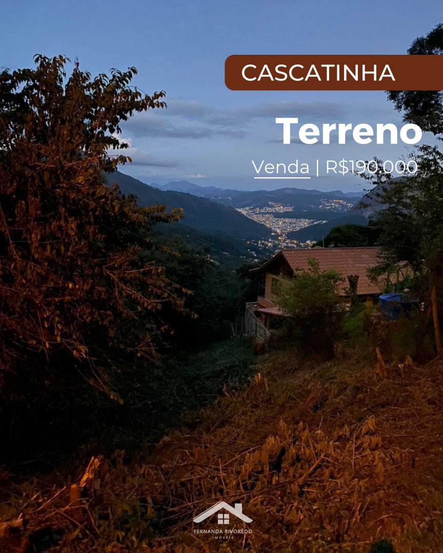 Terreno para venda - Cascatinha, Nova Friburgo - RJ. Valor para venda: R$ 190.000,00.
