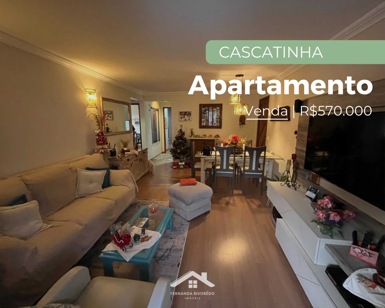 Apartamento para venda - Cascatinha, Nova Friburgo - RJ. Valor para venda: R$ 570.000,00.