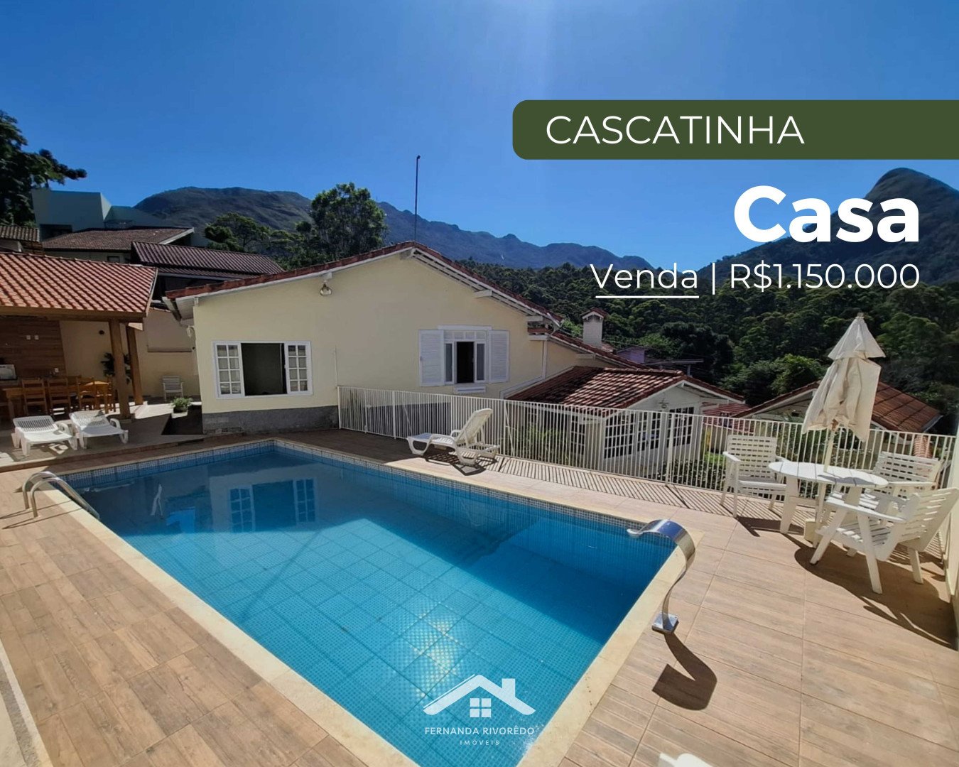 Apartamento para venda - Cascatinha, Nova Friburgo - RJ. Valor para venda: R$ 1.150,00.