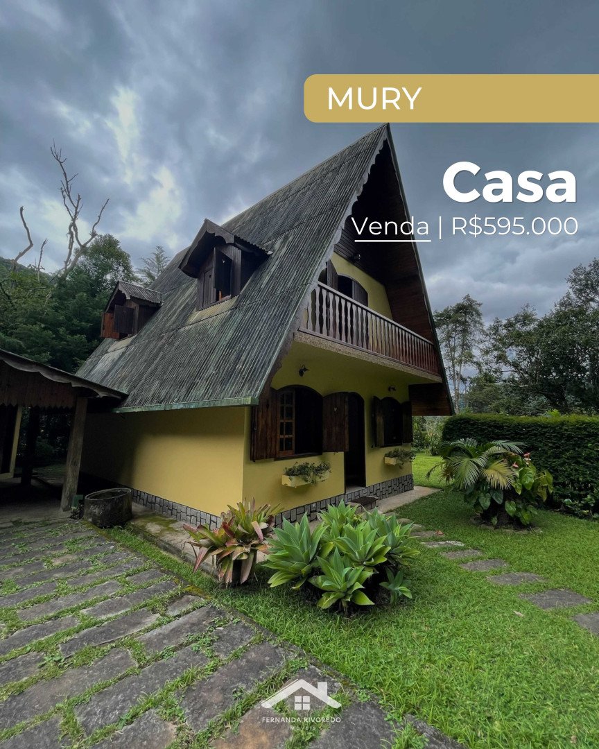 Casa para venda - Mury, Nova Friburgo - RJ. Valor para venda: R$ 595.000,00.