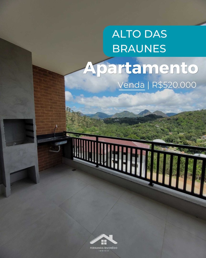 Apartamento para venda - Braunes, Nova Friburgo - RJ. Valor para venda: R$ 520.000,00.
