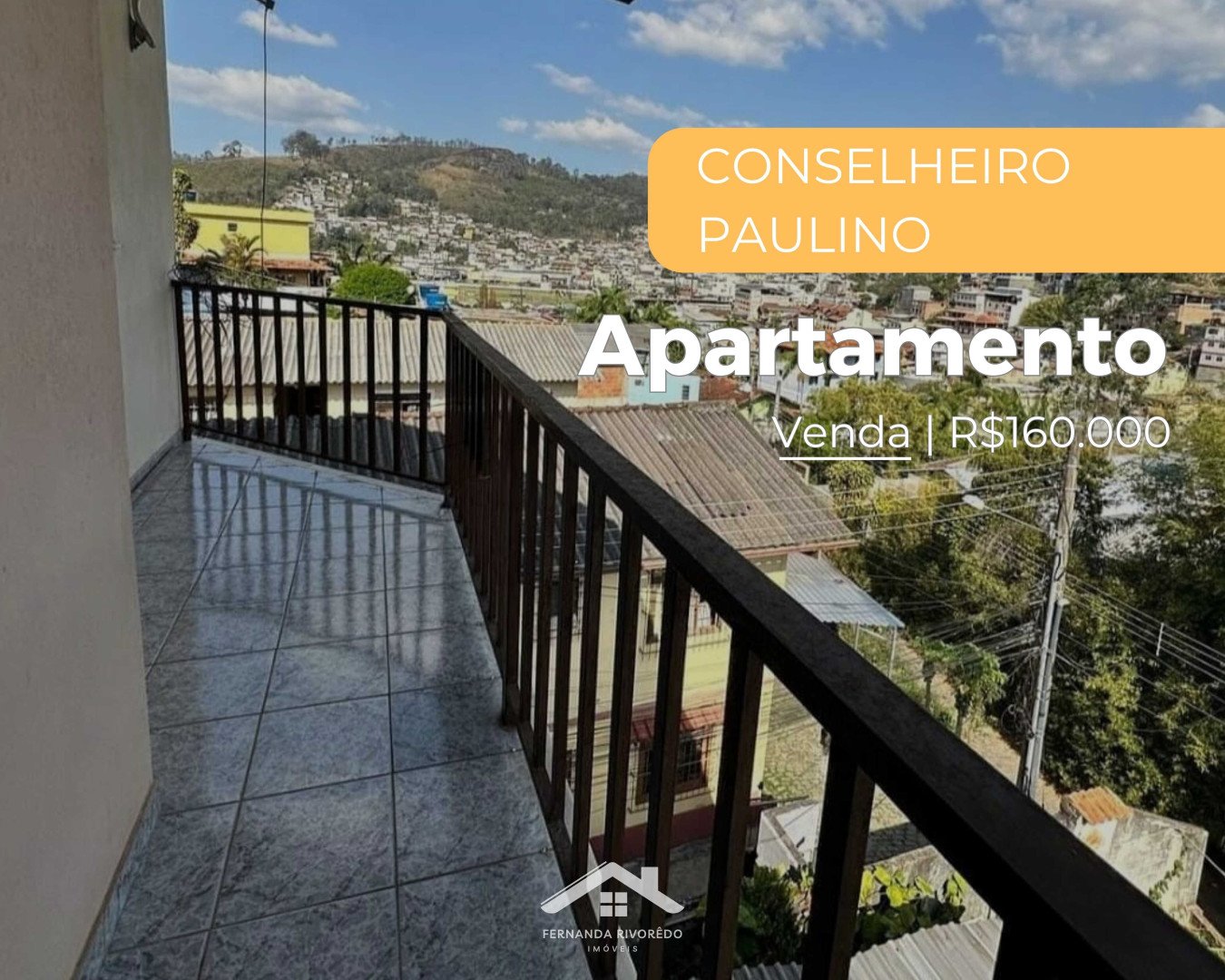 Apartamento para venda - Conselheiro Paulino, Nova Friburgo - RJ. Valor para venda: R$ 160.000,00.