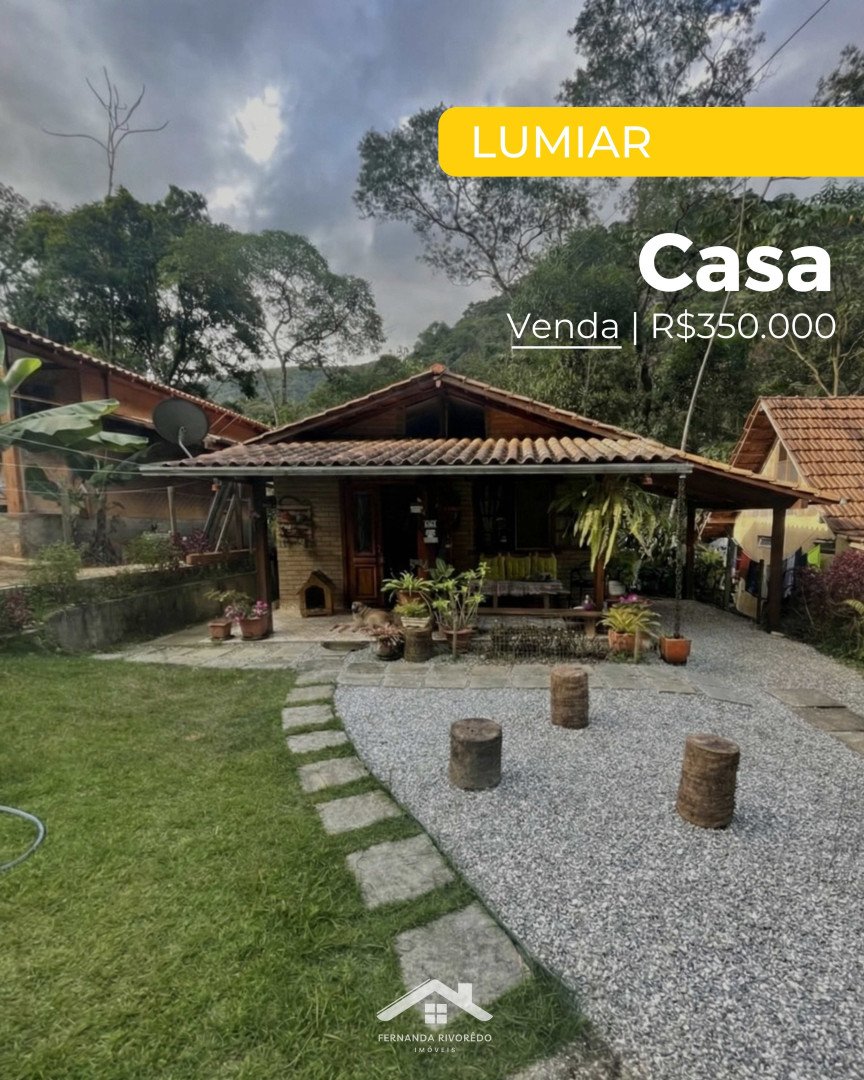 Casa para venda - Lumiar, Nova Friburgo - RJ. Valor para venda: R$ 350.000,00.