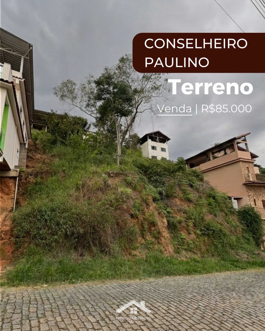 Terreno para venda - Conselheiro Paulino, Nova Friburgo - RJ. Valor para venda: R$ 85.000,00.