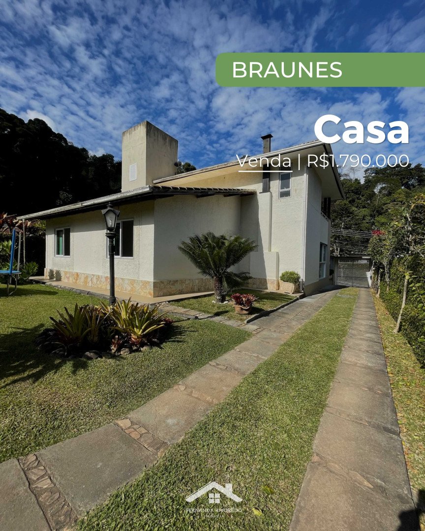 Casa para venda - Braunes, Nova Friburgo - RJ. Valor para venda: R$ 1.790.000,00.